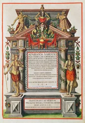 Admiranta Narratio.... Frontispiz, 1585-1588